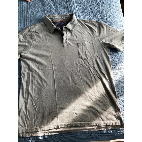 Mens Quicksilver Polo Size XXL Gray Pre Owned - Picture 1 of 6